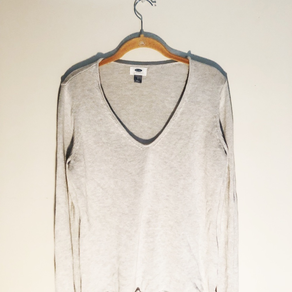 Light Gray Long Sweater